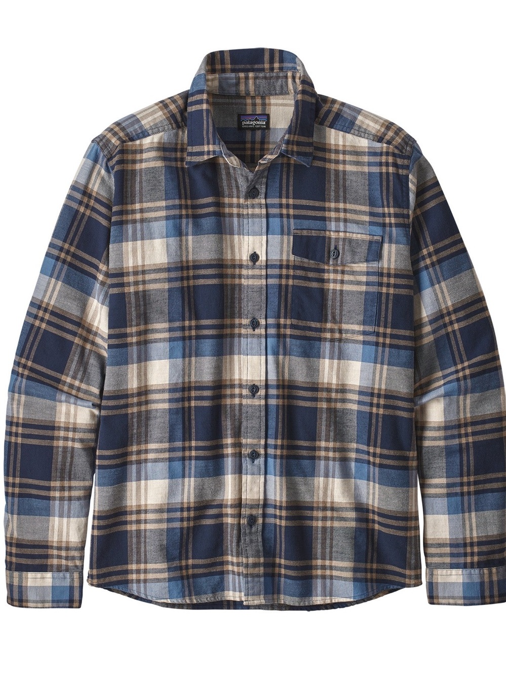 Patagonia Men’s Fjord Lightweight Flannel Shirt Large 100% Cotton